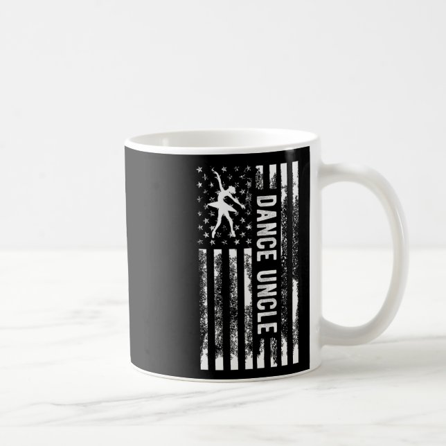 Dance farbror of a Dancer farbror Us Flagga Dancin Kaffemugg (Höger)