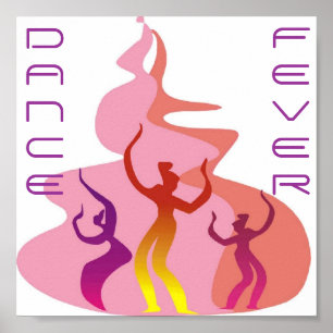 Dance Fever-portfölj 11x11 Poster