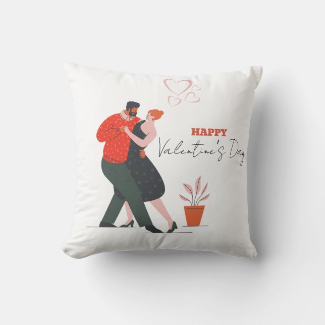 Dance Figur Valentindagen Kudde (Framsida)