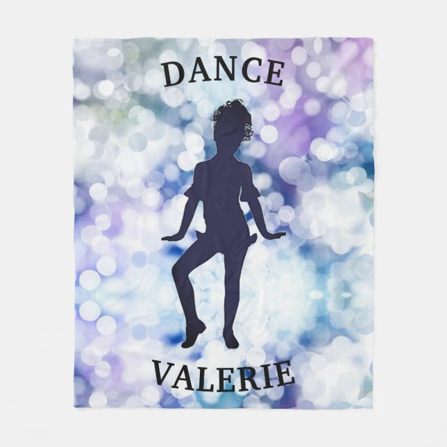 Dance Fleece Blanket w/ Hennes Namn (Framsidan)