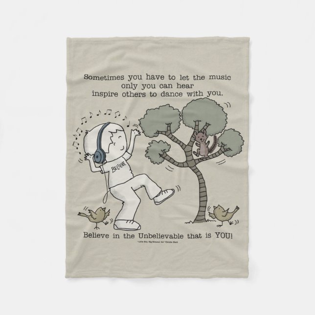 Dance Fleecefilt (Framsidan)