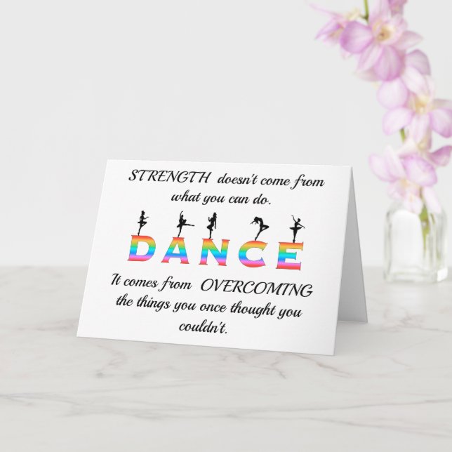 Dance, flera färgader kort (Orkide)
