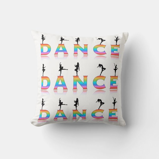 Dance, flera färgader kudde (Framsida)