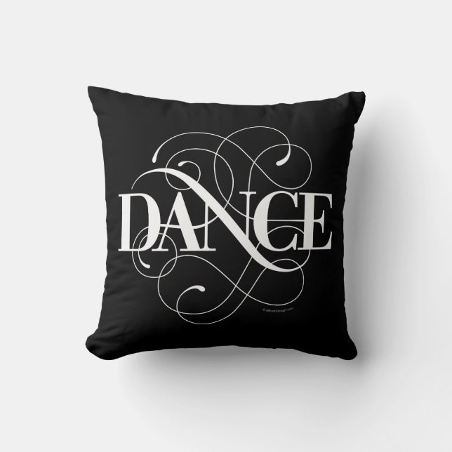 Dance Flourish Dekorativ kudde (Framsida)