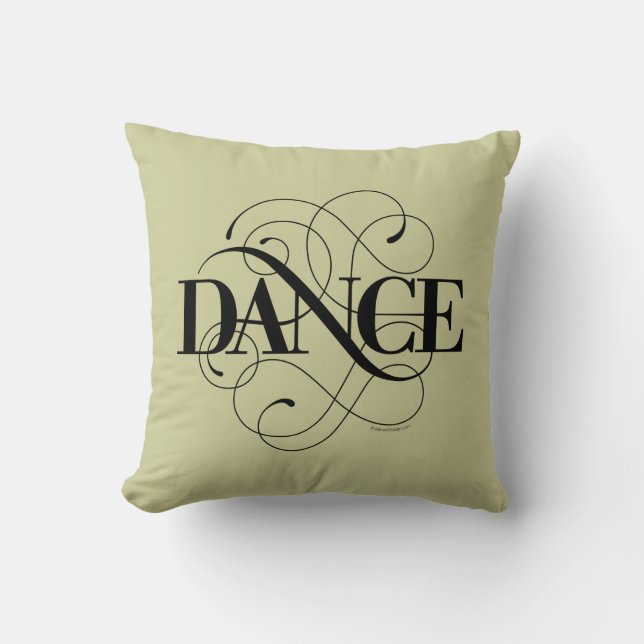 Dance Flourish Dekorativ kudde (Framsida)