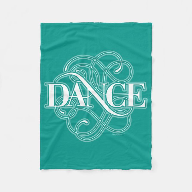 Dance Flourish Fleecefilt (Framsidan)
