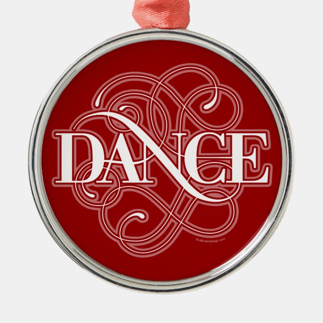 Dance Flourish Julgransprydnad Metall (Framsidan)