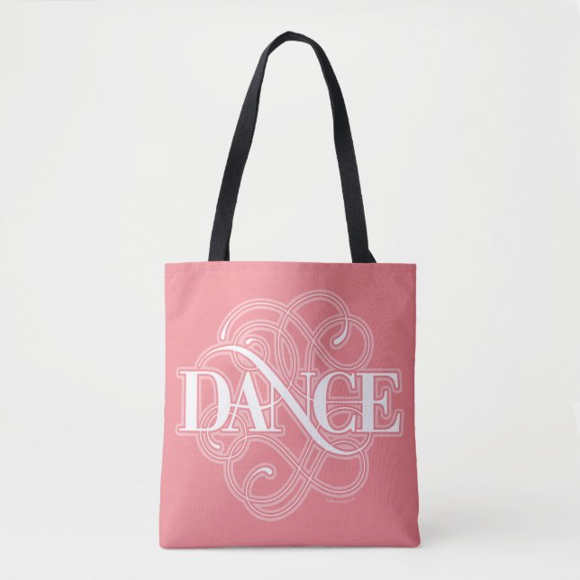 Dance Flourish Tote Bag Tygkasse (Framsida)