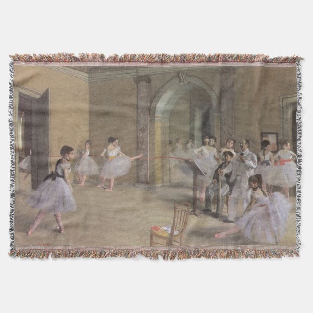 Dance Foyer vid operan av Edgar Degas Filt (Framsidan)