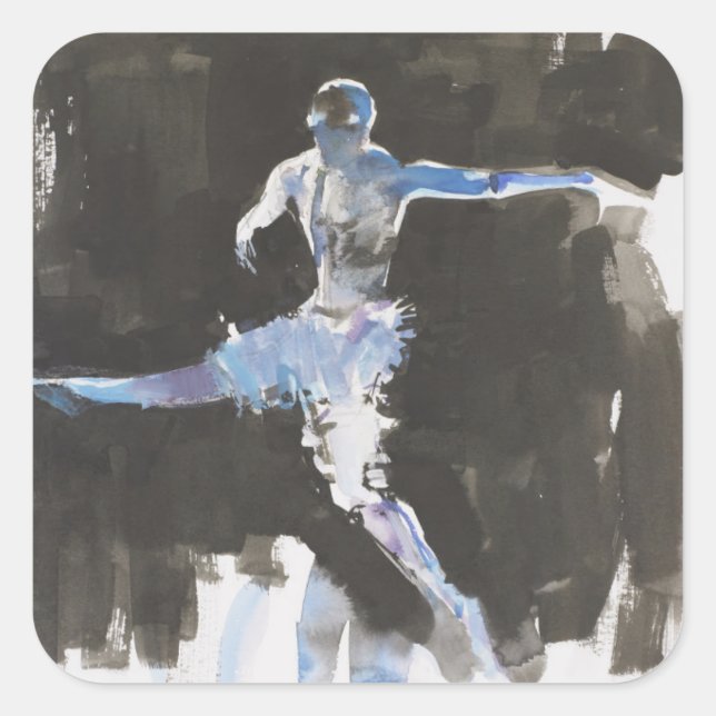 Dance Fyrkantigt Klistermärke (Framsida)