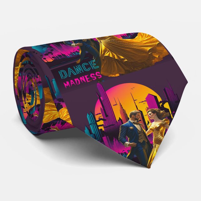 Dance Galenhet par på Neon City-gatorna Slips (Rullad)