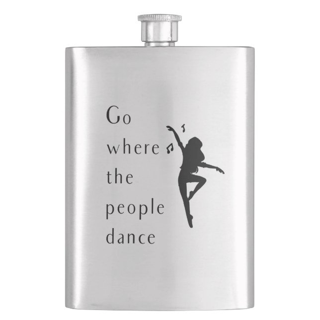 Dance går dit folk dansar fickplunta (Framsidan)