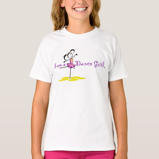 Dance Girl - Twirl & Shine T-Shirt (Framsida)