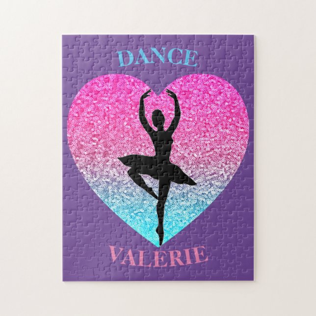 Dance Gnistra Heart Puzzle for Dancers Pussel (Vertikal)