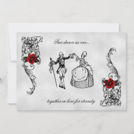 Dance Gothic Wedding-inbjudningar Inbjudningar