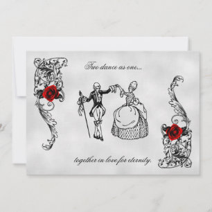 Dance Gothic Wedding-inbjudningar Inbjudningar