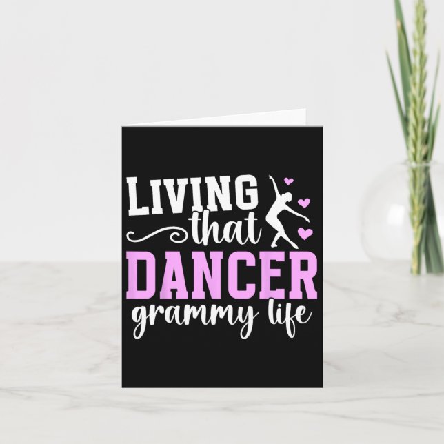 Dance Grammy Life Dancing Grammy of a Dancer Kort (Framsida)