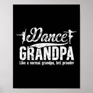 Dance Grandpa Definition Danpa, dansk morfar Poster