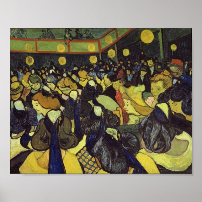Dance Hall in Arles Van Gogh Fine Art Poster (Framsidan)