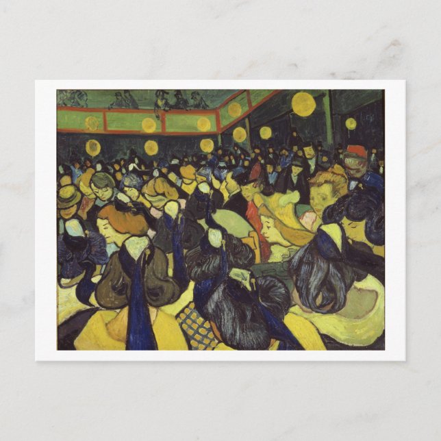 Dance Hall in Arles Van Gogh Fine Art Vykort (Framsida)
