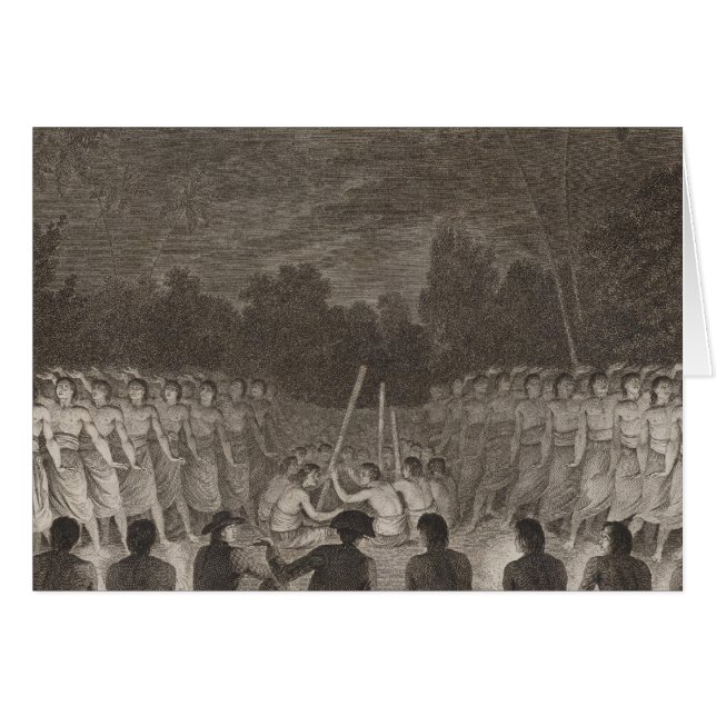 Dance, Hapaee, Tonga 2 Hälsningskort (Framsidan Horizontal)