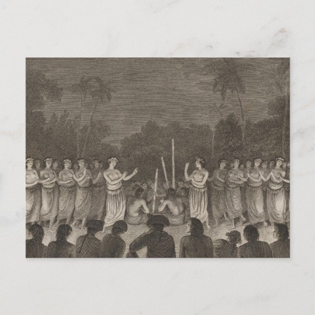 Dance, Hapaee, Tonga Vykort (Framsida)