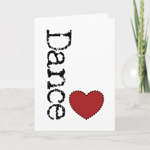 Dance Heart Helgkort
