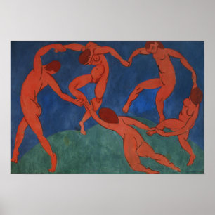 Dance II av Henri Matisse Poster