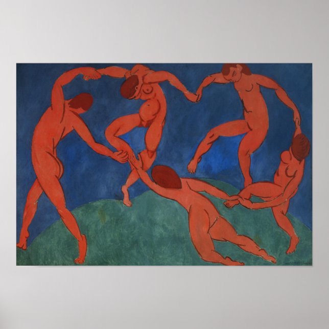 Dance II av Henri Matisse Poster (Framsidan)