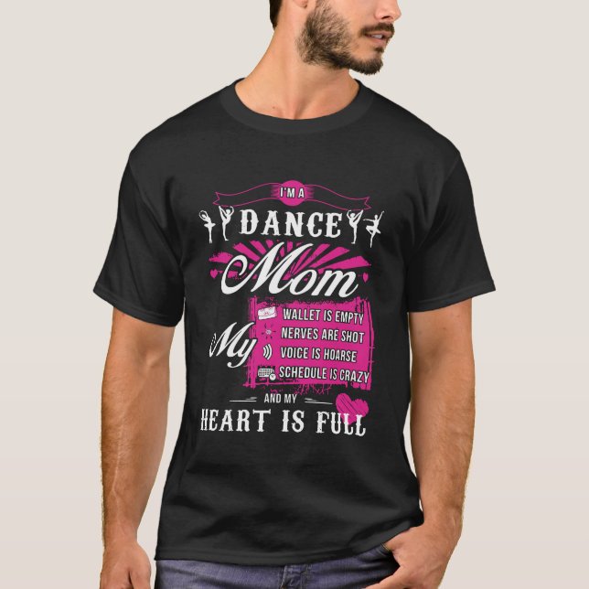 Dance - Im A Dance Mamma T Shirt (Framsida)