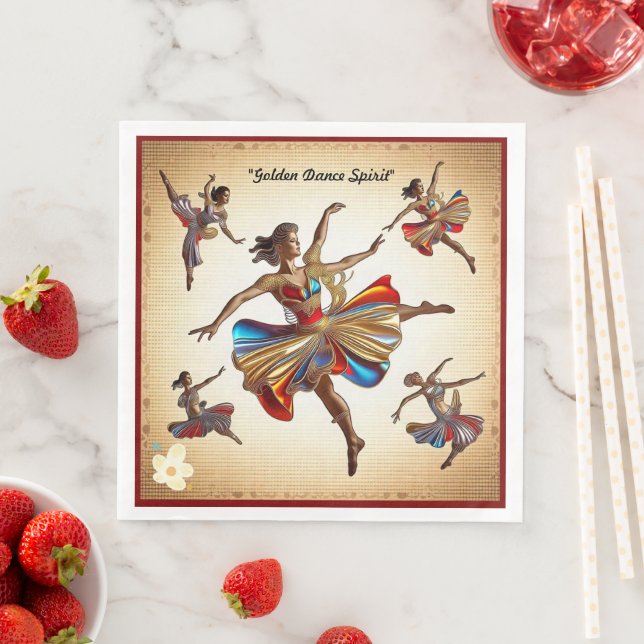 "Dance in Bloom" Pappersservett (Insitu)