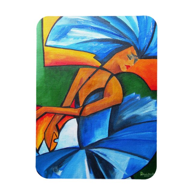 Dance in blue 2008 magnet (Vertikal)