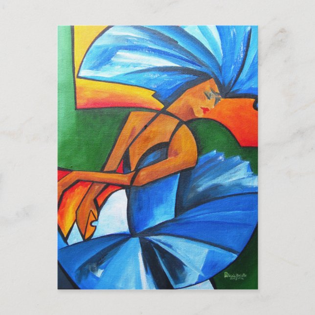 Dance in blue 2008 vykort (Framsida)