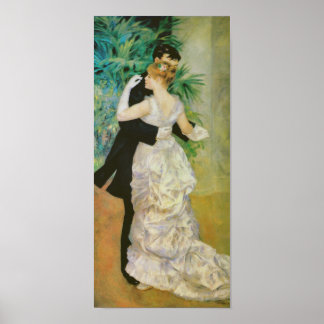 Dance in City Renoir Fine Art Print Poster