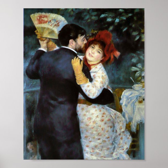 Dance in land av Pierre-Auguste Renoir Poster (Framsidan)