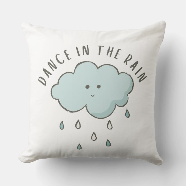 Dance in Rain Dekorativ kudde (Framsida)