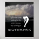 Dance in Rain Inspirational Poster (Framsidan)
