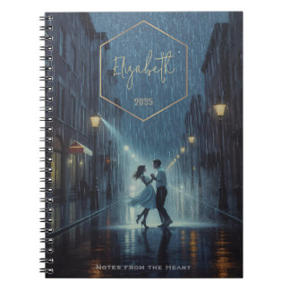 Dance in Rain - Notebook & Planner Anteckningsbok