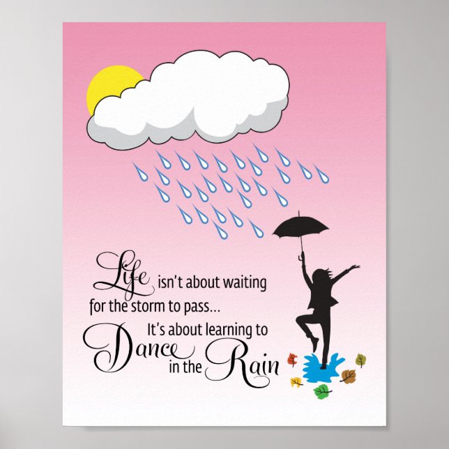 Dance in Rain Poster (Framsidan)