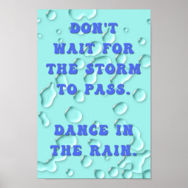 Dance in Rain Poster