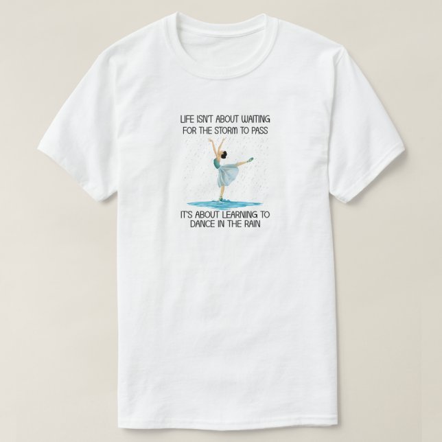Dance in Rain T-Shirt (Design framsida)