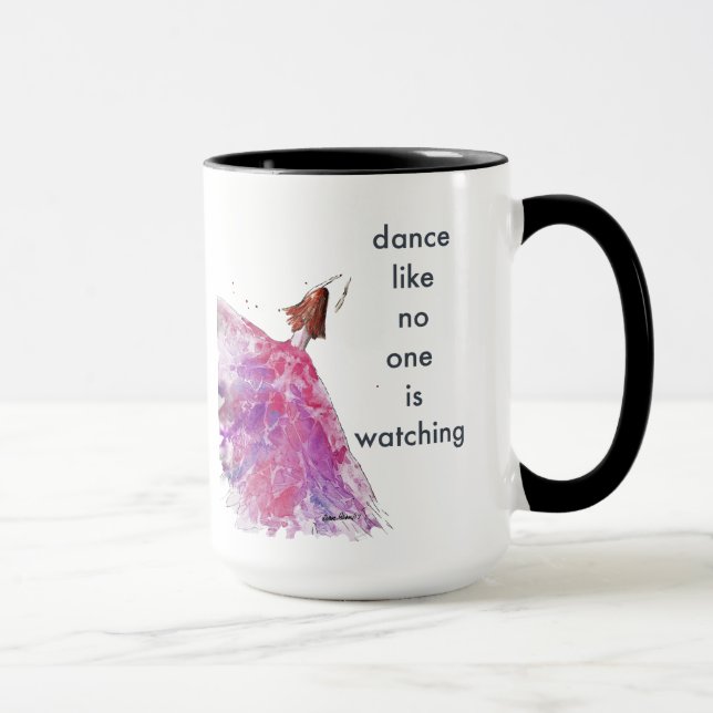 Dance, inspirationskonst Mugg (Höger)