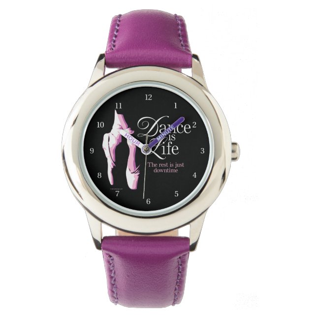 Dance Is Life Wristwatch Armbandsur (Framsida)