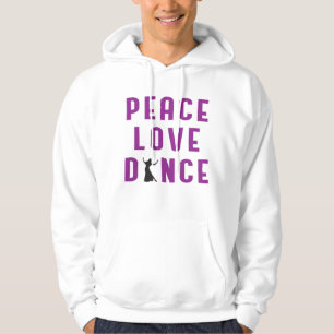 Dance Kärlek Dancing Party Sport Dancer Funny Gift Hoodie