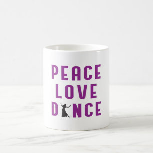 Dance Kärlek Dancing Party Sport Dancer Funny Gift Kaffemugg