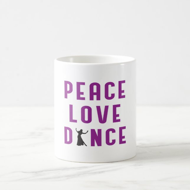 Dance Kärlek Dancing Party Sport Dancer Funny Gift Kaffemugg (Center)
