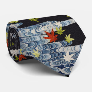 DANCE KIMONO,RUNNING VATTEN,FALLANDE LÖV-Blommigt Slips