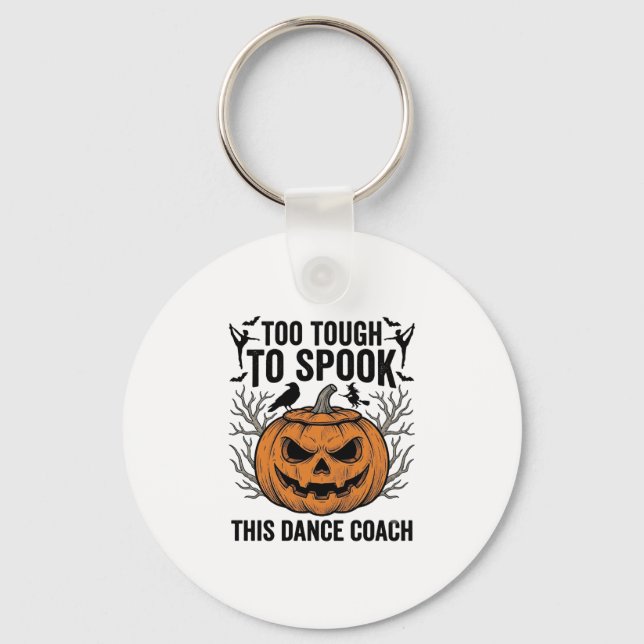 Dance Lärar Halloween Pumpkin Gravyr T-Shirt De Nyckelring (Framsida)