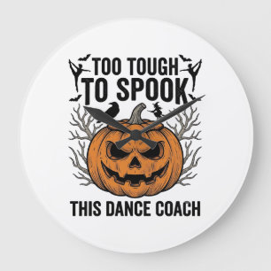 Dance Lärar Halloween Pumpkin Gravyr T-Shirt De Stor Klocka
