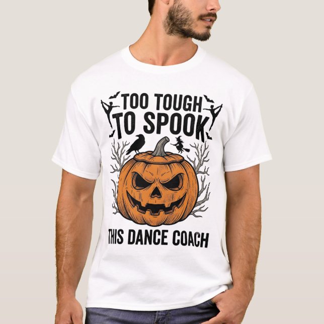 Dance Lärar Halloween Pumpkin Gravyr Tröja De (Framsida)